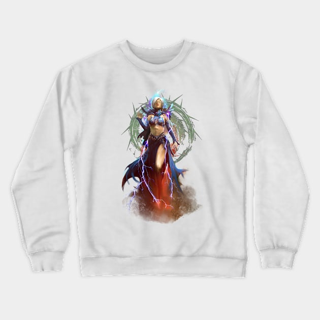 Guild Wars 2 Crewneck Sweatshirt by VelveetaShamrock